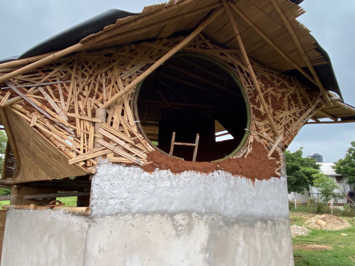 Construcción con bambú en la costa de Oaxaca