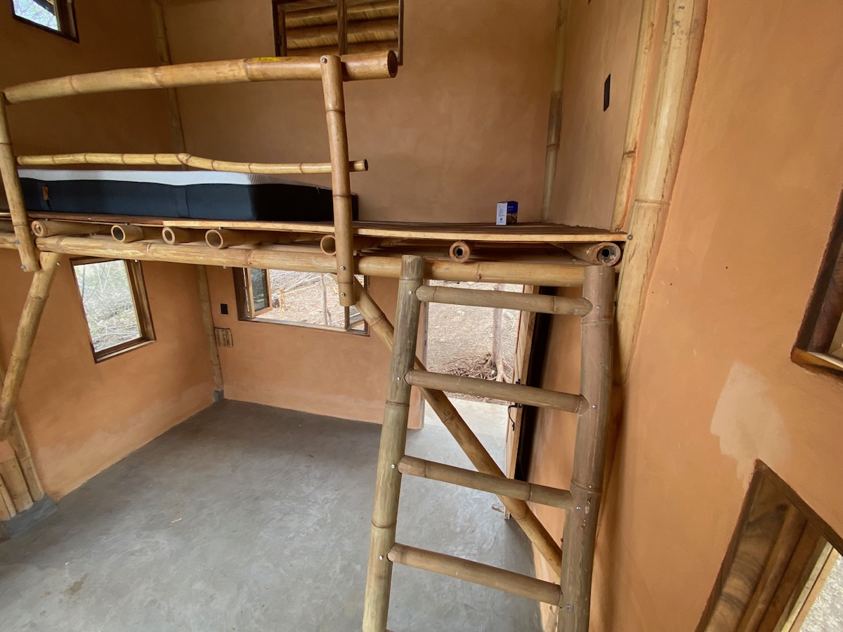 Cabaña de bambú en Puerto Escondido